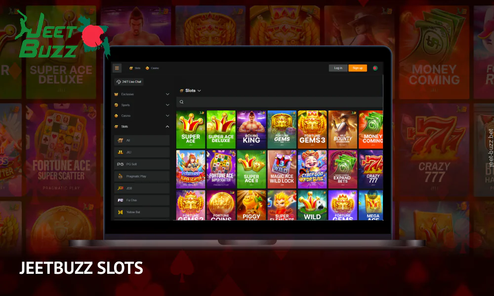 JeetBuzz online slots offer over 1,000 games from licensed providers, featuring classic and video slots, jackpots, and free play options